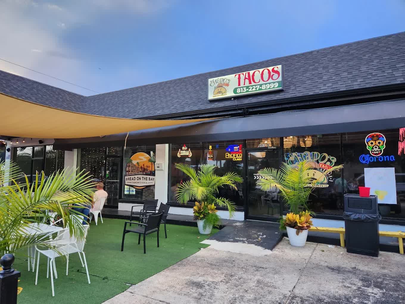 Best Mexican Restaurants in Tampa, FL: Four Local Places to Try 8 Exterior and patio of Los Chapos Tacos in Ybor City, Tampa