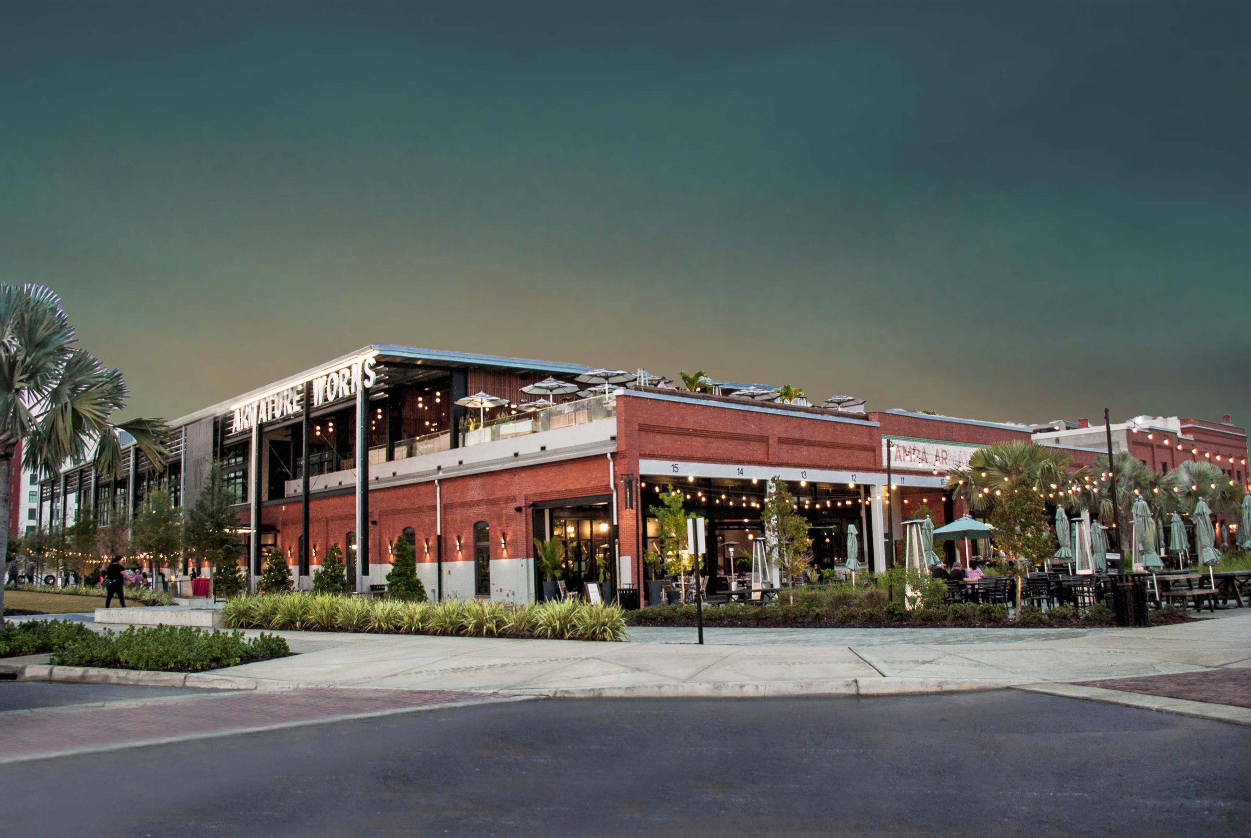 Interior of Oak & Ola in Tampa, Florida