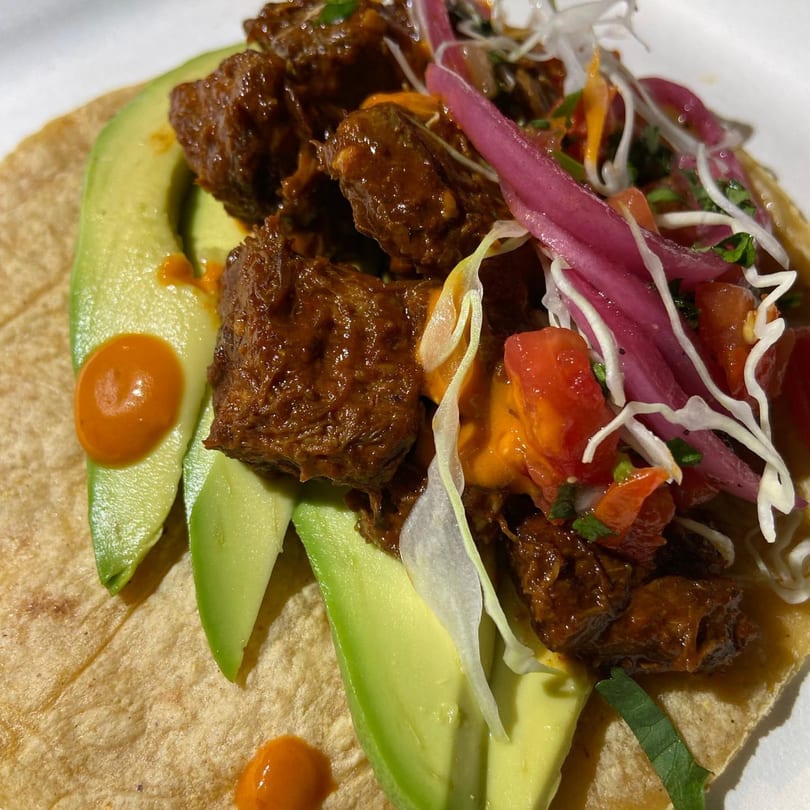 Best Mexican Restaurants in Tampa, FL: Four Local Places to Try 5 Braised meat taco with avocado and pickled onions at Rene's Mexican Kitchen